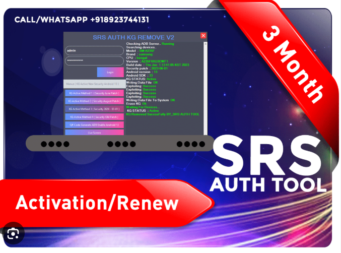 SrsAuth Tool 3 Month Licence Activation  ❇️ (Dont submit order without register)❇️