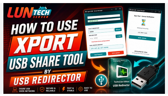 XPort USB Server Tool – Lifetime Activation (1 PC)